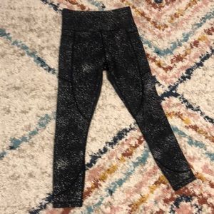 ZYIA Pants & Jumpsuits | size 4 | black with gray paint splash look.